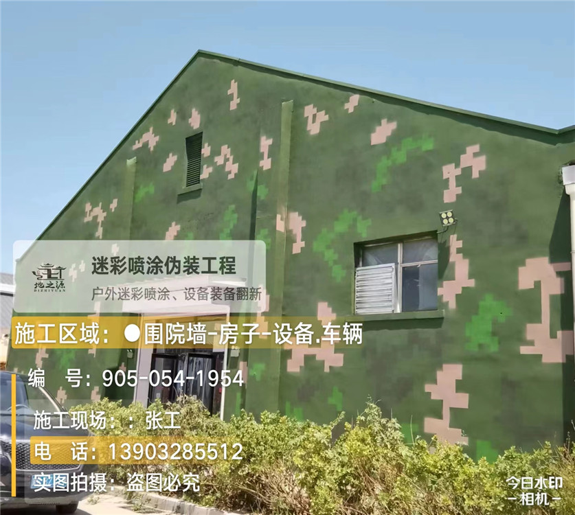 阿克苏外墙数码迷彩漆施工报价清单(100㎡标准墙面测算)